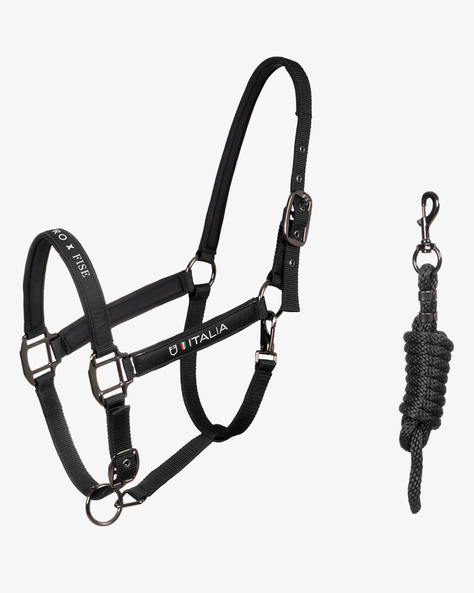 Padded halter double adjustment Equestro X FISE