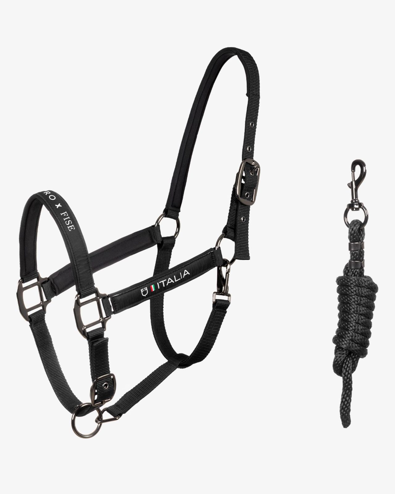 Padded halter double adjustment Equestro X FISE