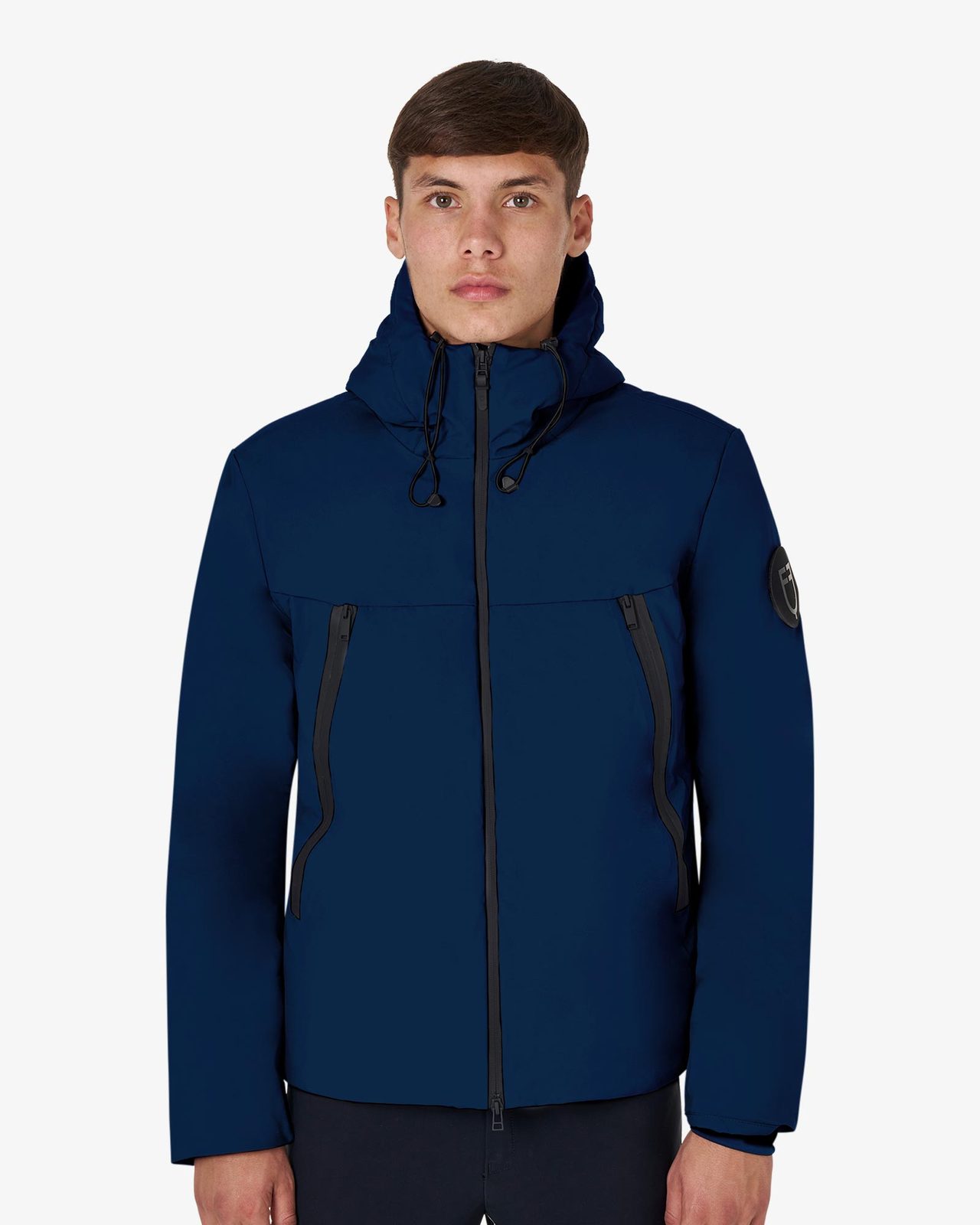 Men's waterproof and windproof jacket in nylon