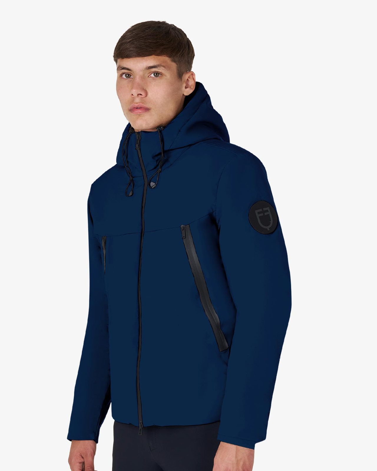 Men's waterproof and windproof jacket in nylon
