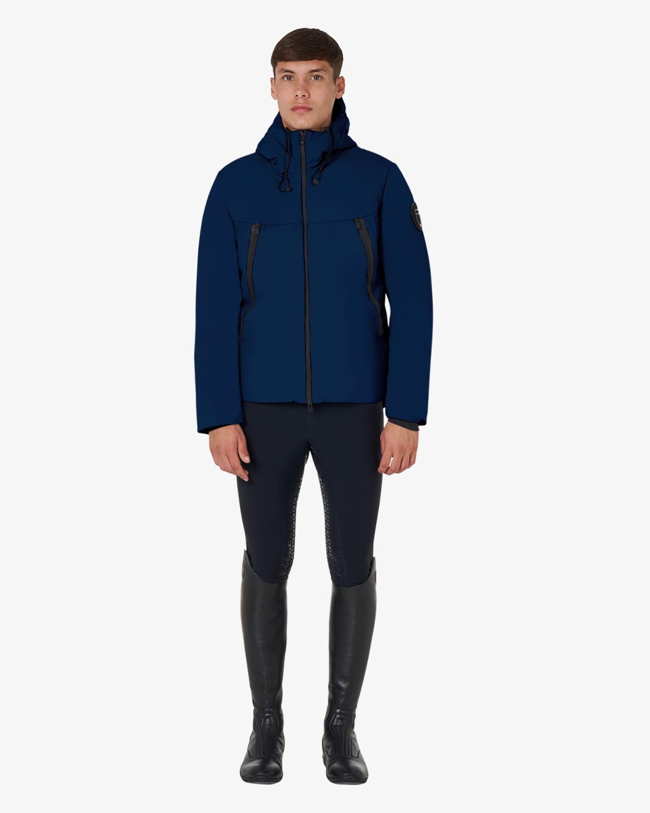 Men's waterproof and windproof jacket in nylon