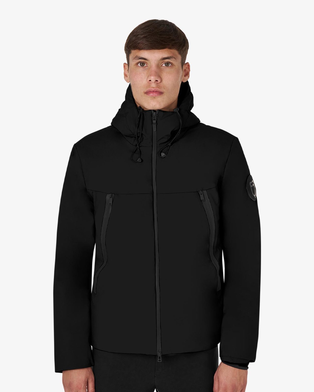 Men's waterproof and windproof jacket in nylon