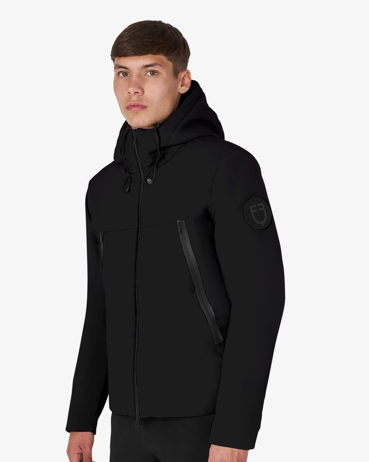 Men's waterproof and windproof jacket in nylon
