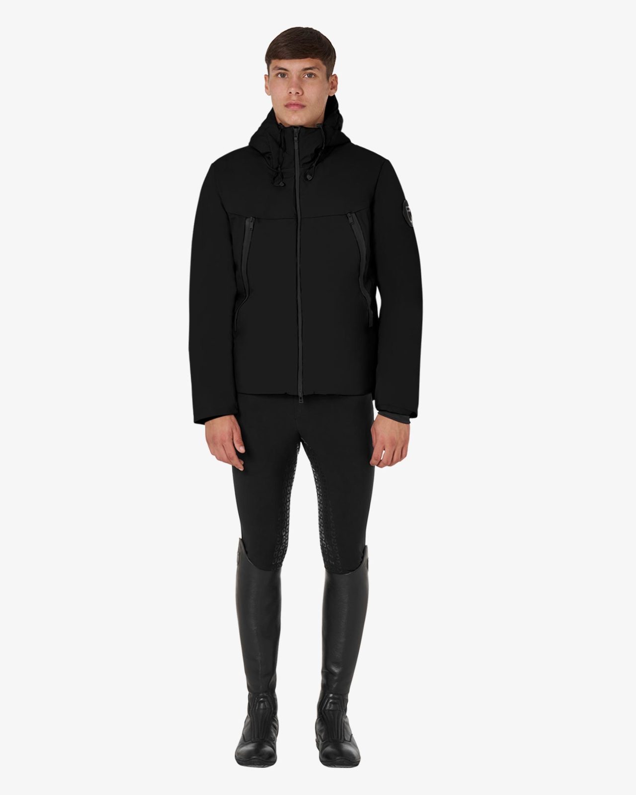 Men's waterproof and windproof jacket in nylon