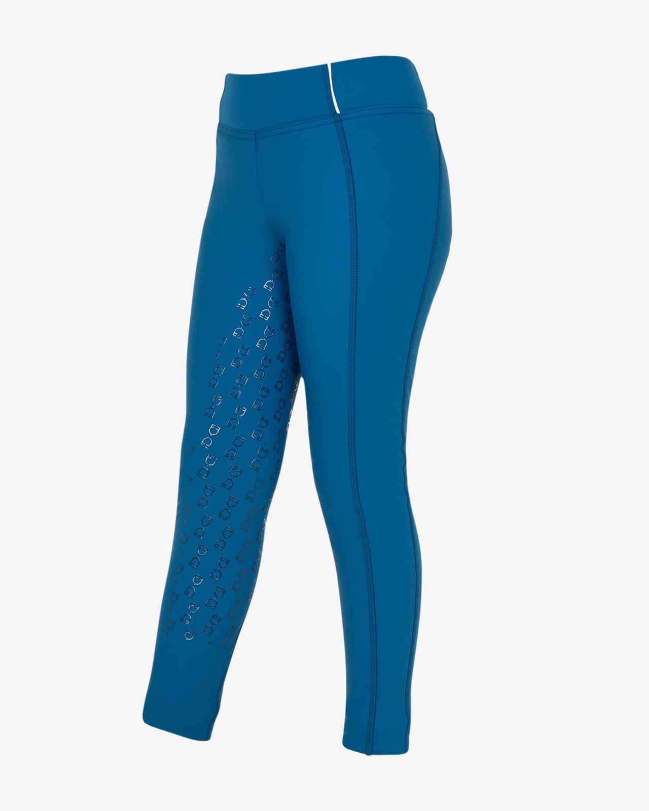 Girls' slim fit grip leggings with logo