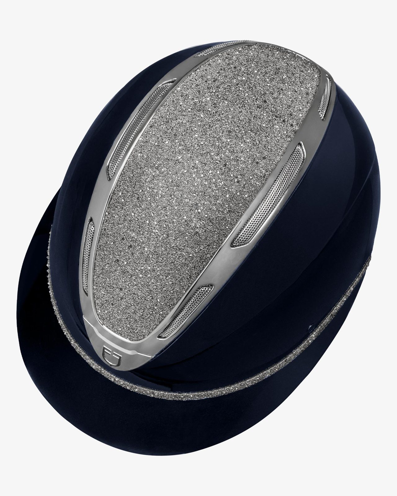 Cap Apocalypse donna calotta lucida e brillantini omologazione EN 1384-2023