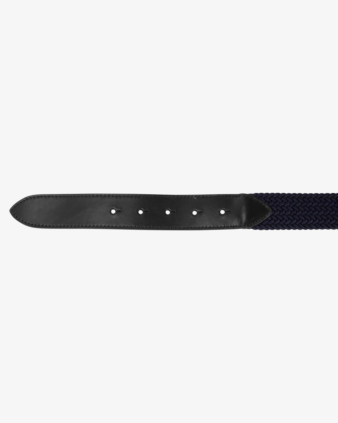 Cintura elastica con fibbia nera e logo