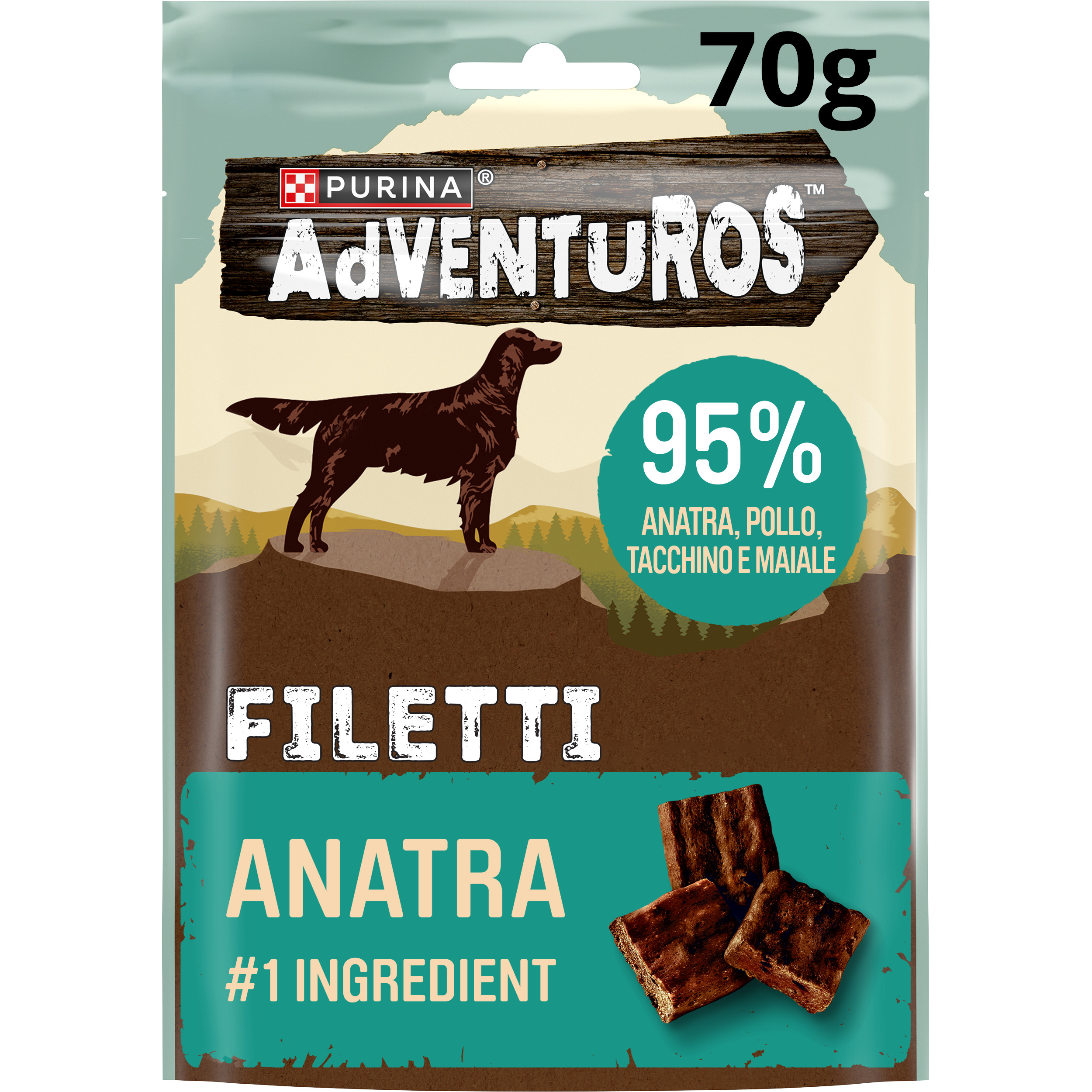 Adventuros High Meat Filetti nº1 ingrediente Anatra

