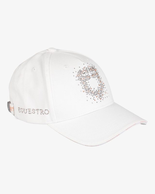 Cappello baseball con logo in strass