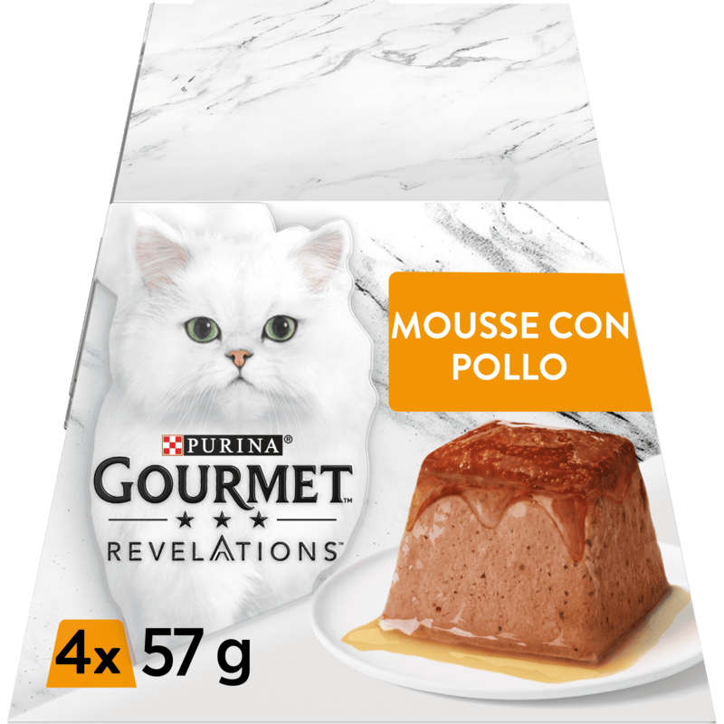 GOURMET REVELATIONS 4x57g Bocconcini in Gelée con Pollo - Purina Shop 4x57g