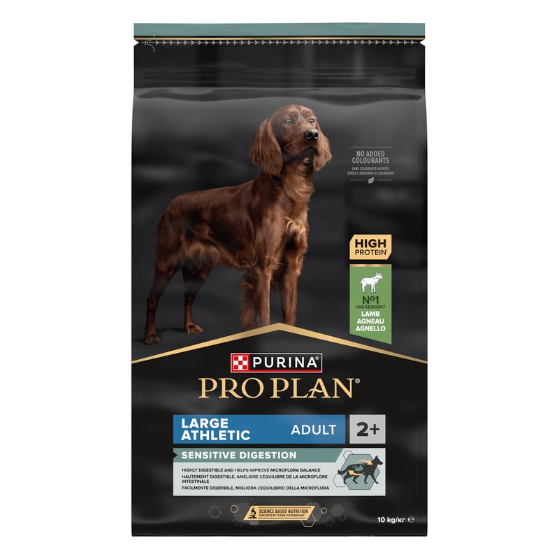 Purina Pro Plan DD LARGE ATHLETIC Adult Sensitive Digestion Agnello 10Kg - Purina Shop sacco 10kg