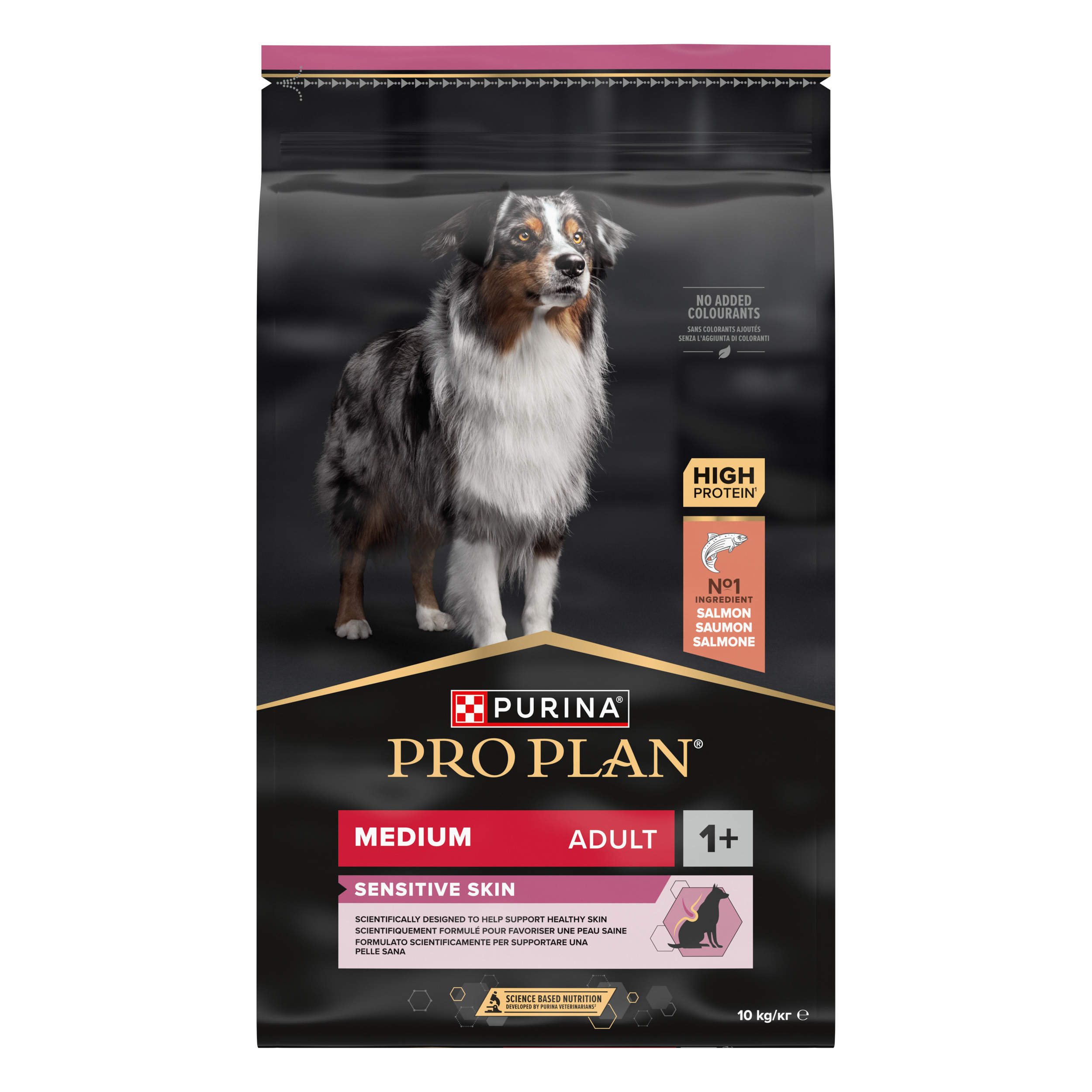 Purina Pro Plan MEDIUM Adult Sensitive Skin Salmone 10Kg

