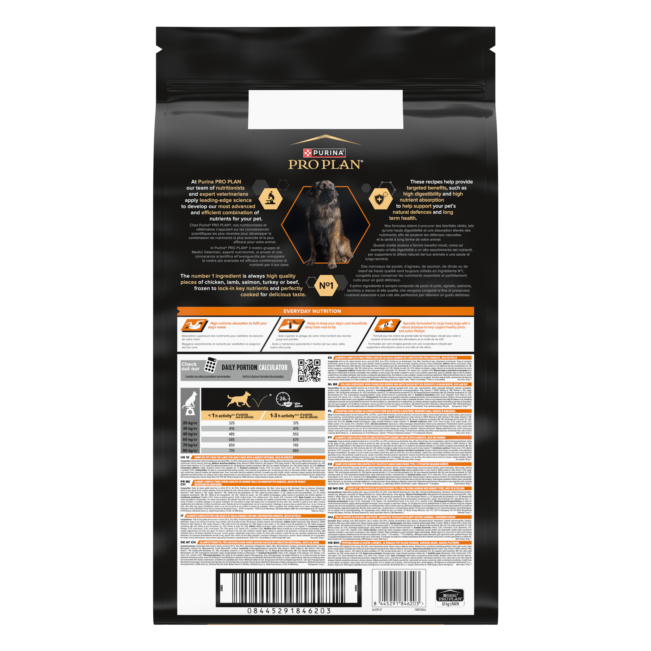 Purina Pro Plan LARGE ROBUST Adult Everyday Nutrition Pollo 10kg


