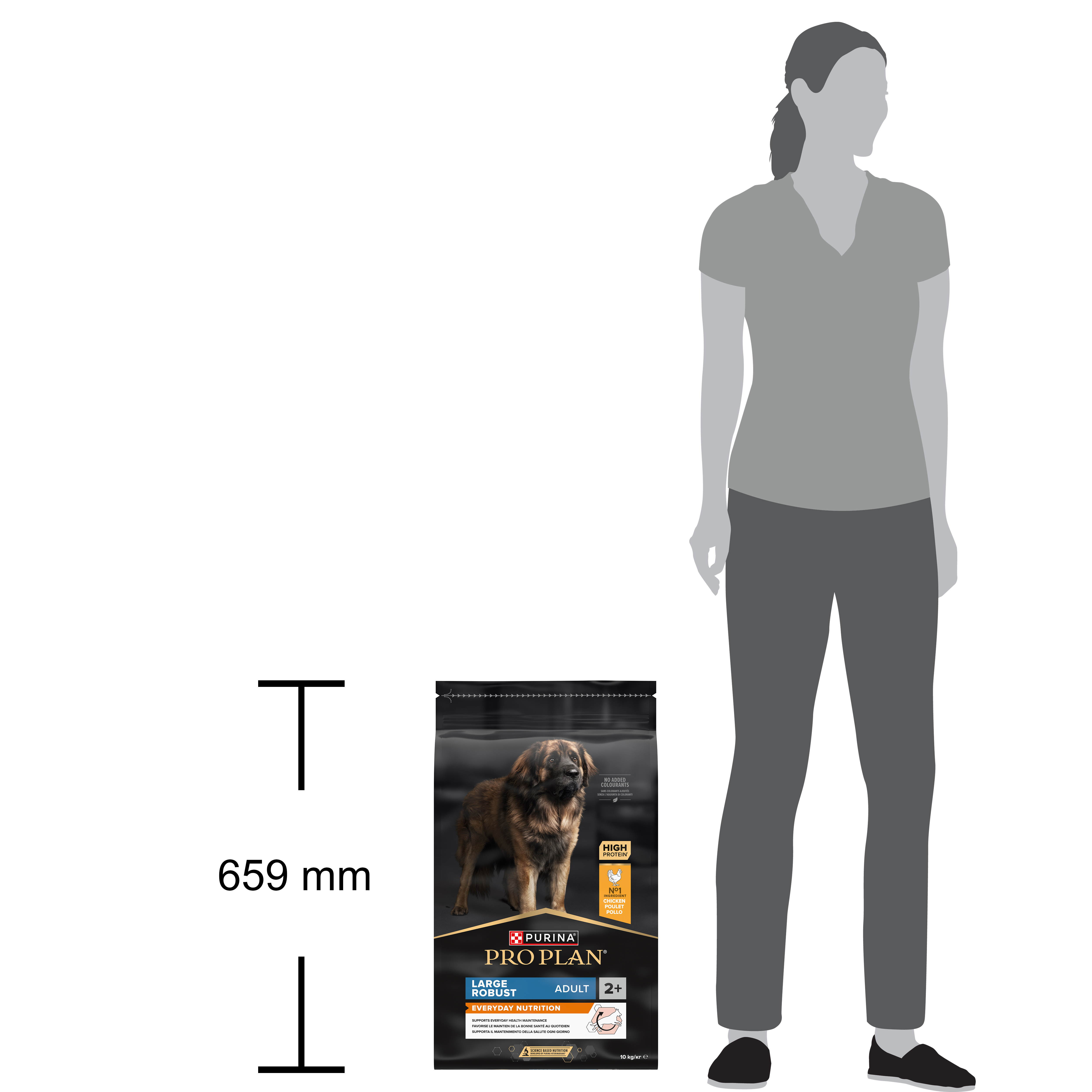 Purina Pro Plan LARGE ROBUST Adult Everyday Nutrition Pollo 10kg



