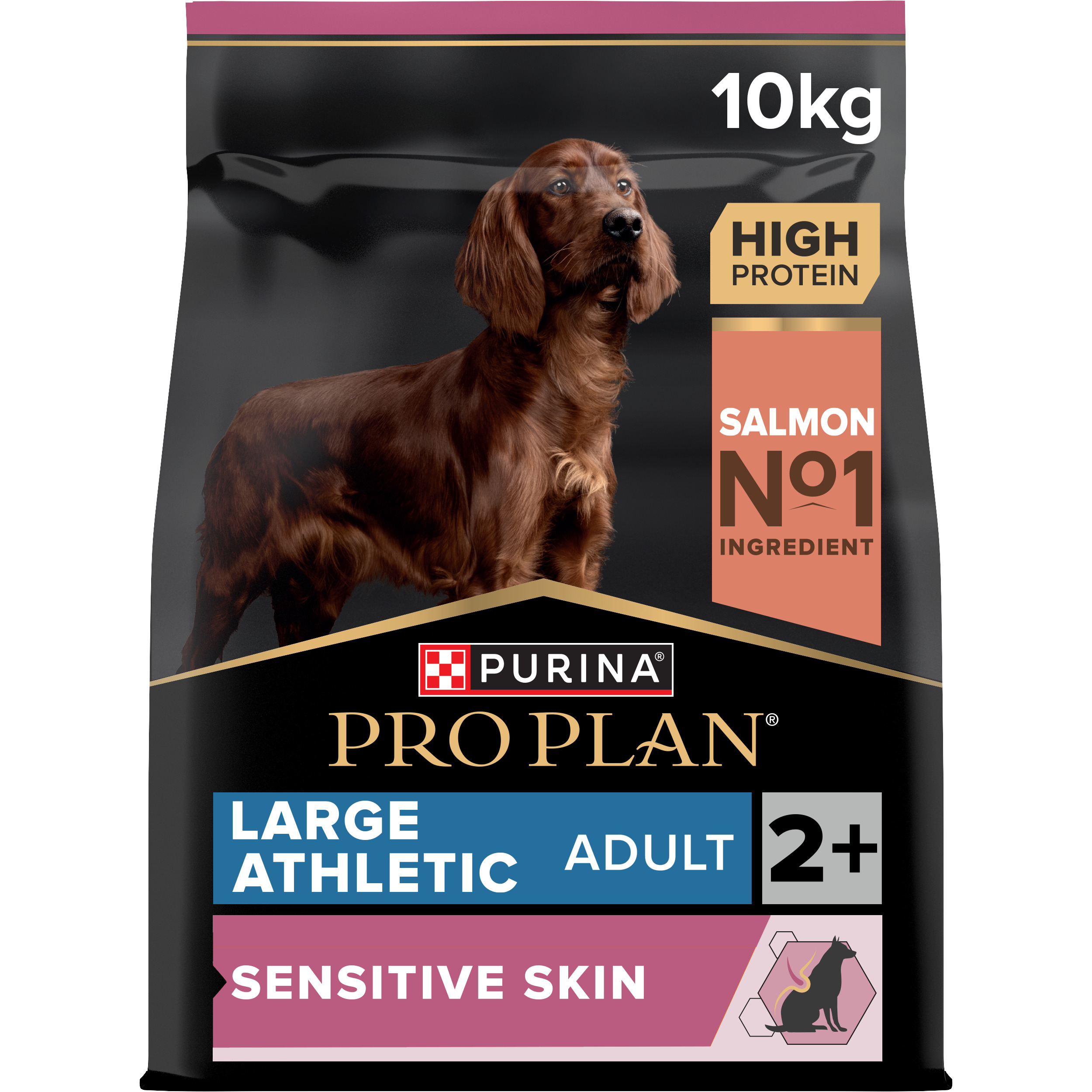 Purina Pro Plan LARGE ATHLETIC Adult Sensitive Skin Salmone 10Kg