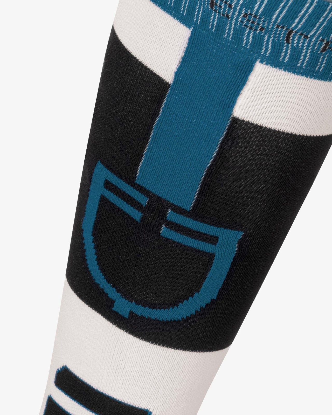 Sock in technical and breathable fabric with logo