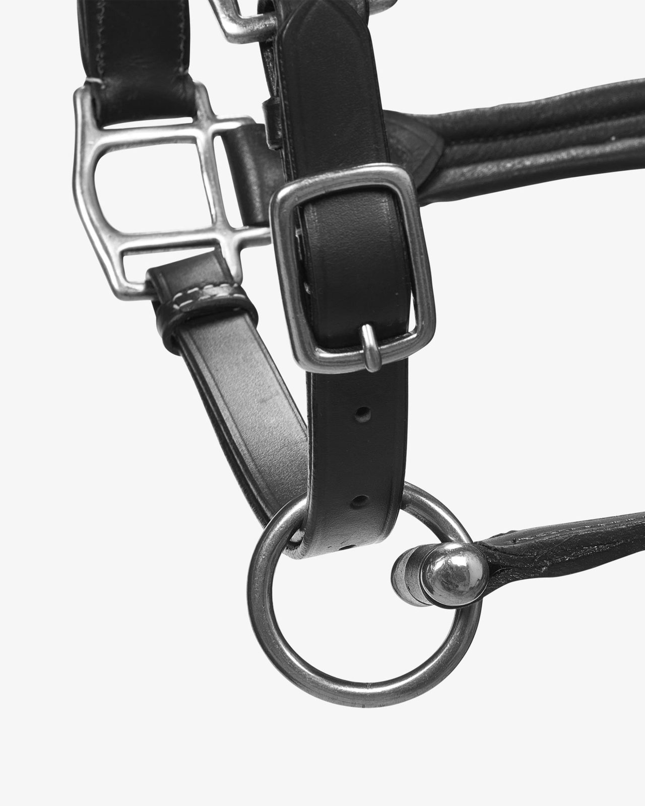 Soft leather halter with durable buckles NEW