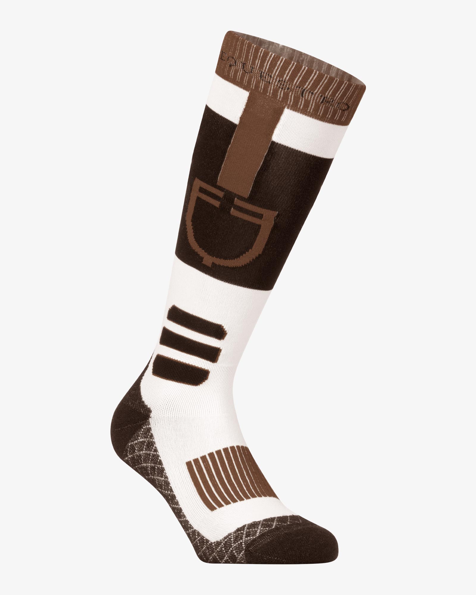 Sock in technical and breathable fabric with logo