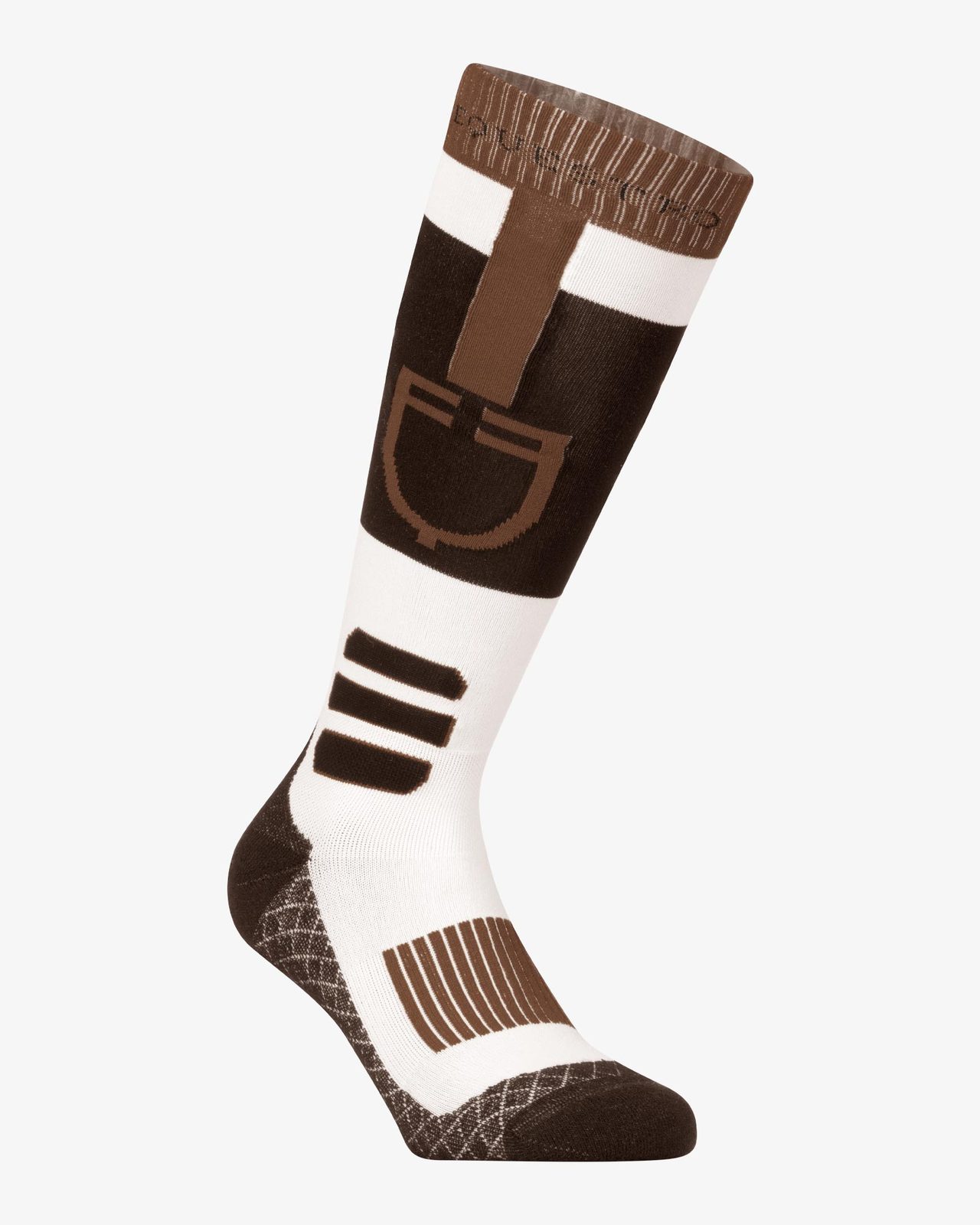 Sock in technical and breathable fabric with logo