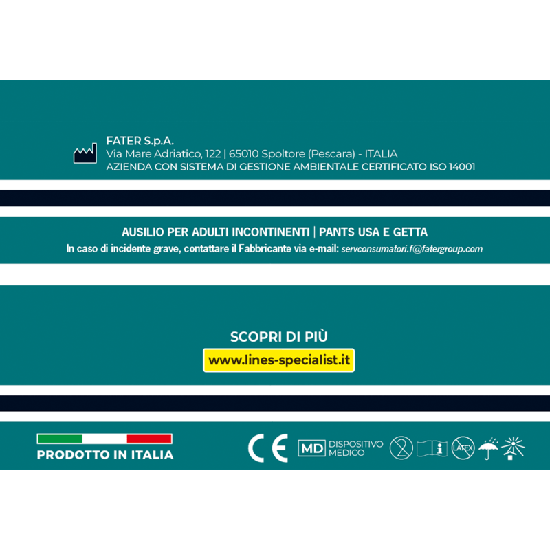 Mutandine Pants Unisex Alta protezione Maxi
