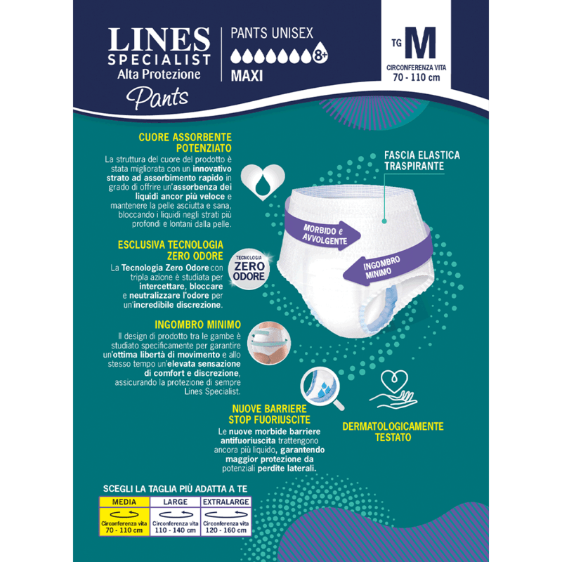 Mutandine Pants Unisex Alta protezione Maxi
