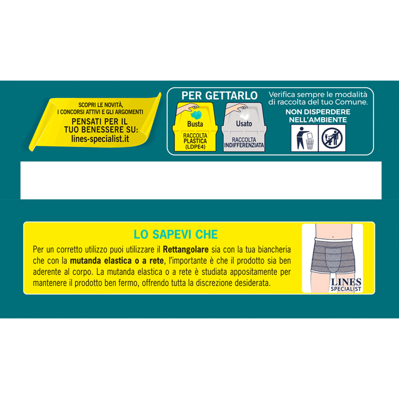 Pannolone Rettangolare Unisex Plus
