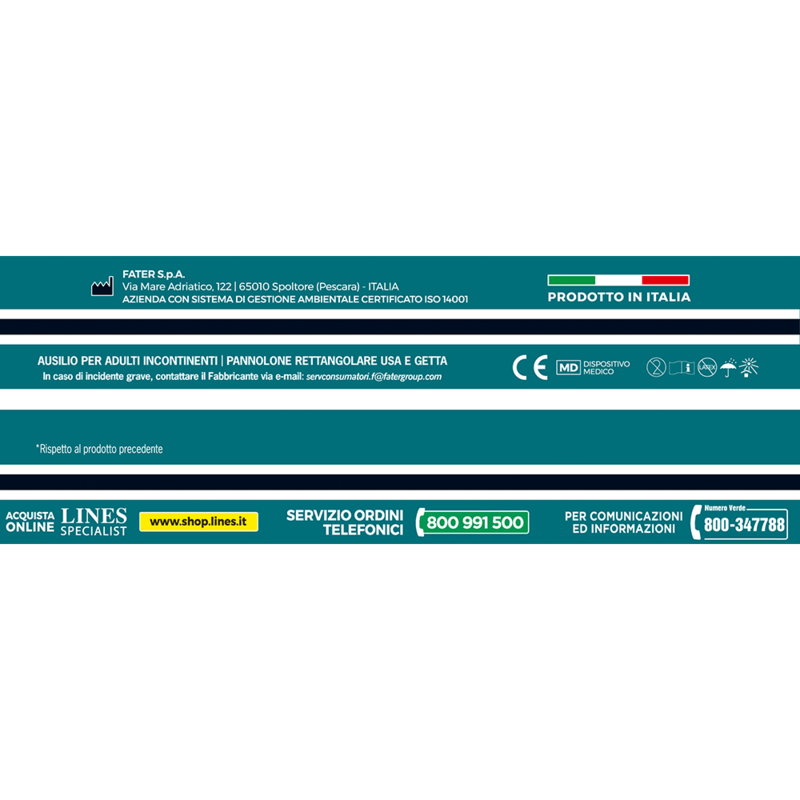 Pannolone Rettangolare Unisex Plus
