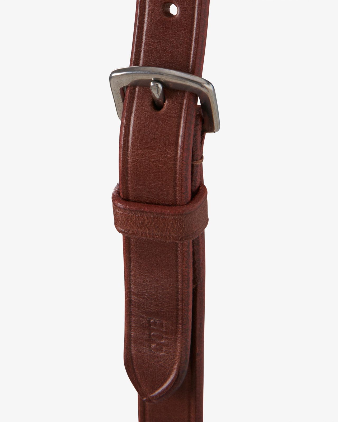 Leather adjustable buckle collier martingale