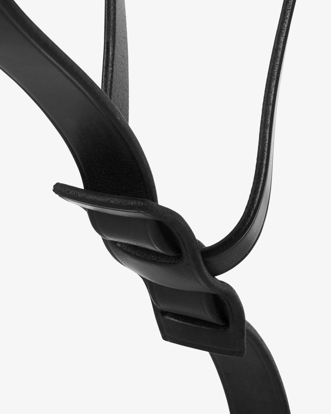 Leather adjustable buckle collier martingale