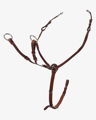 Y fork leather breastplate