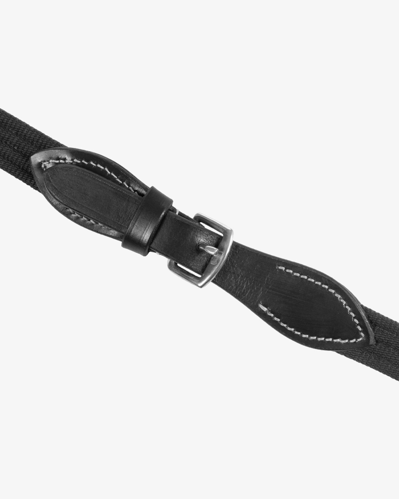 Sioux Leather Reins with Webbing Strap