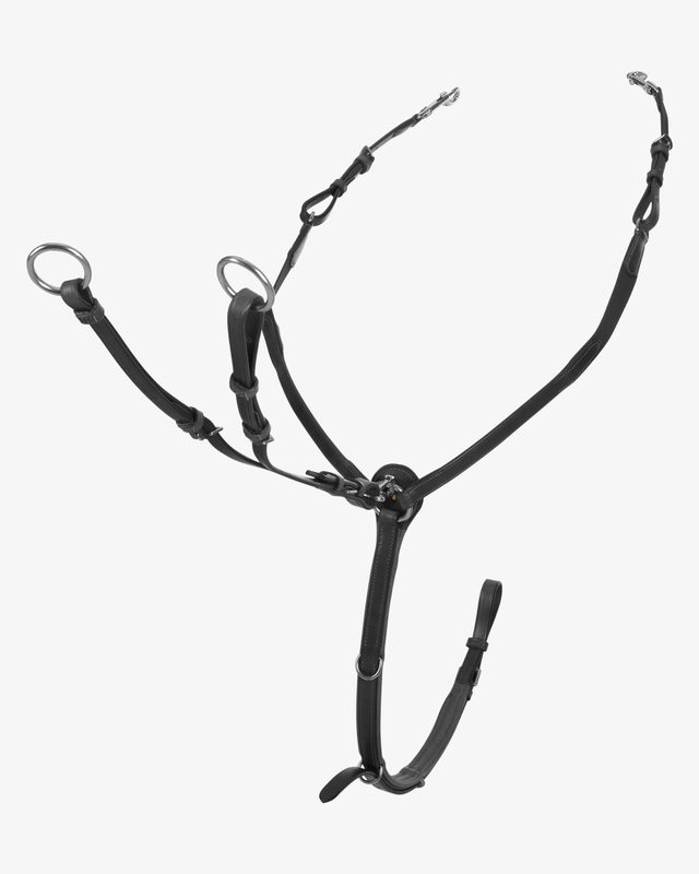 Y fork leather breastplate
