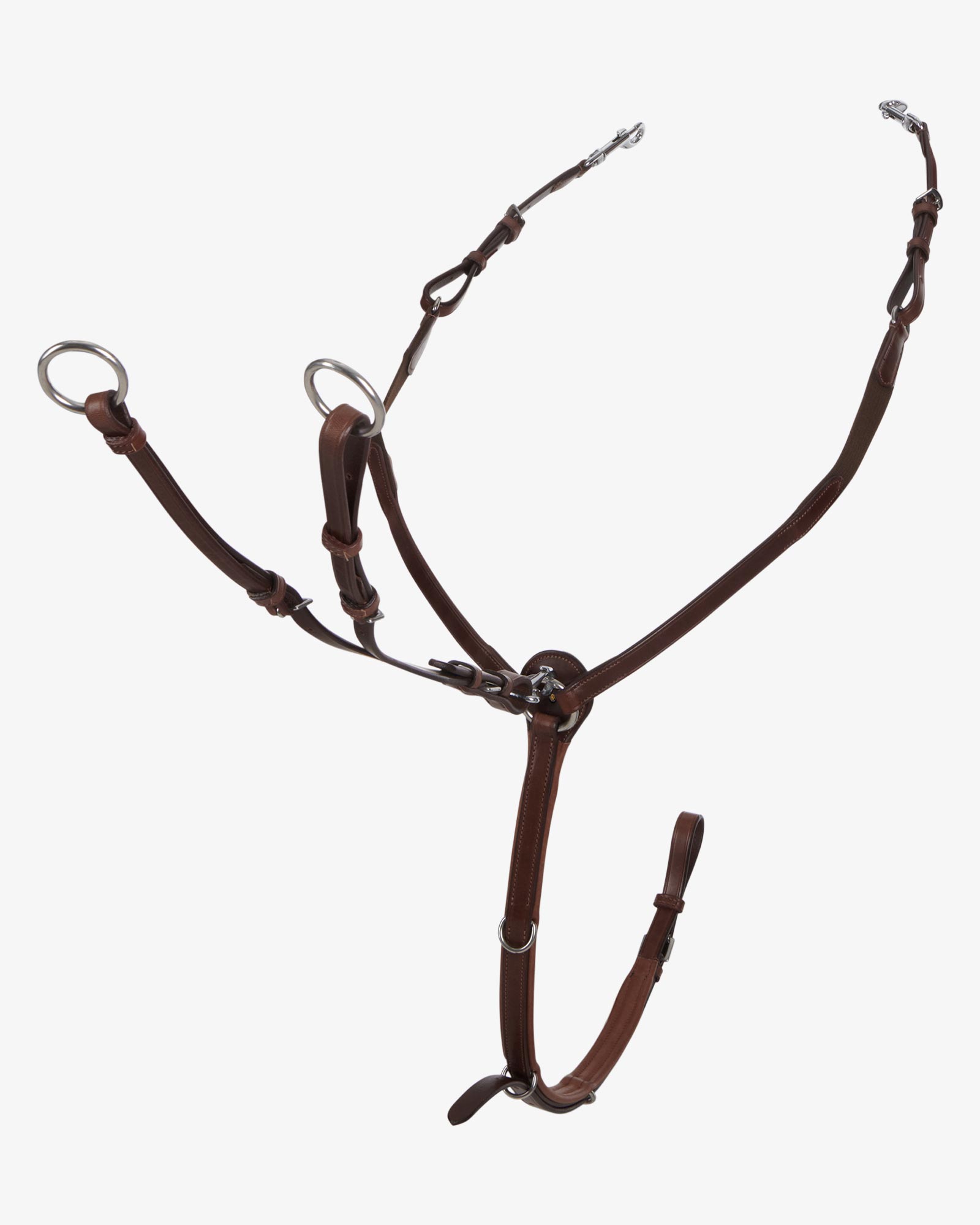 Y fork leather breastplate