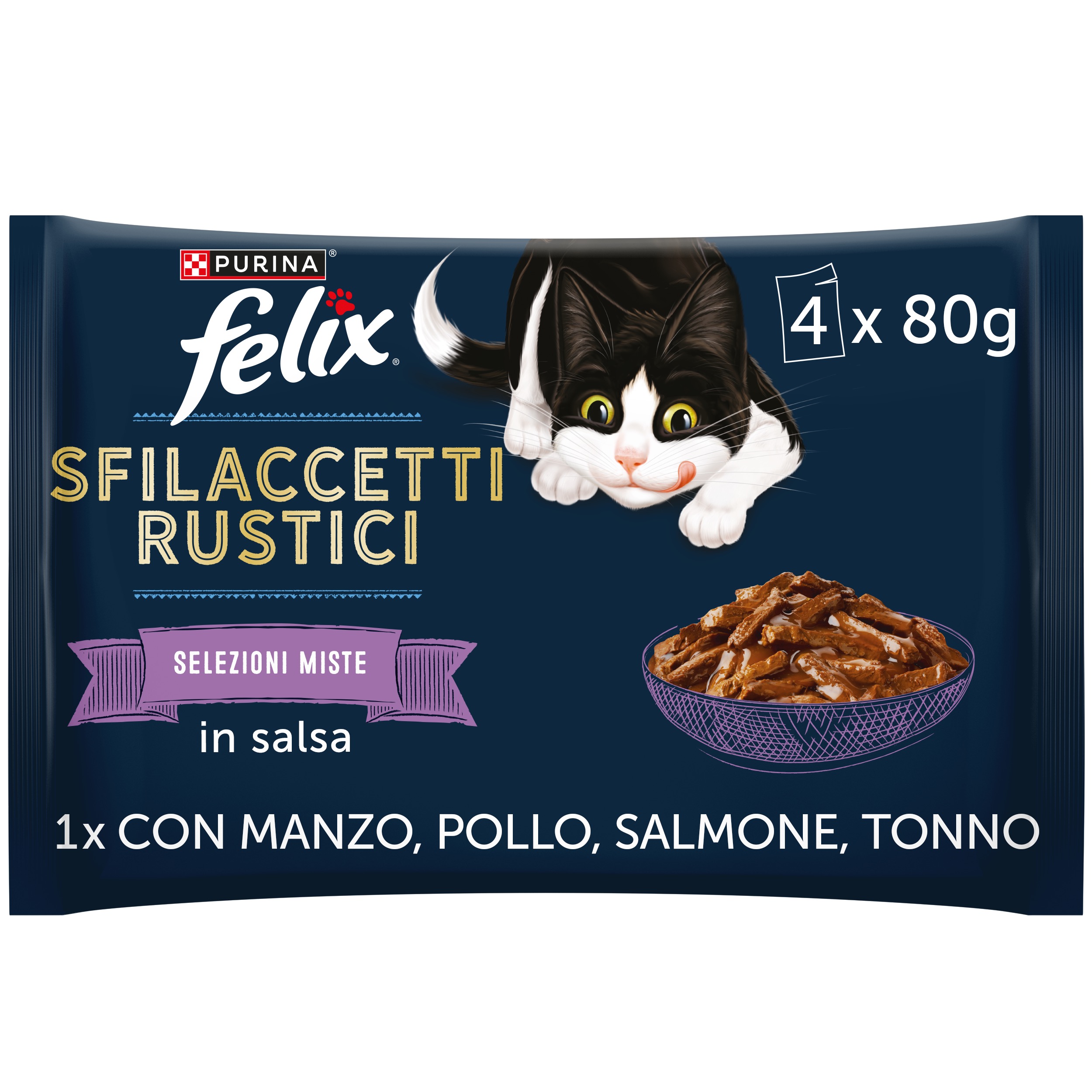 FELIX® Sfilaccetti Rustici - Selezioni Miste con Manzo, Pollo, Tonno, Salmone - 2022