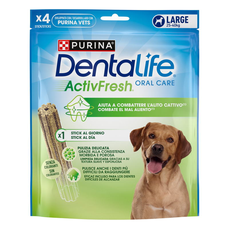 Dentalife ACTIVFRESH - LARGE 4 stick - Purina Shop 142g