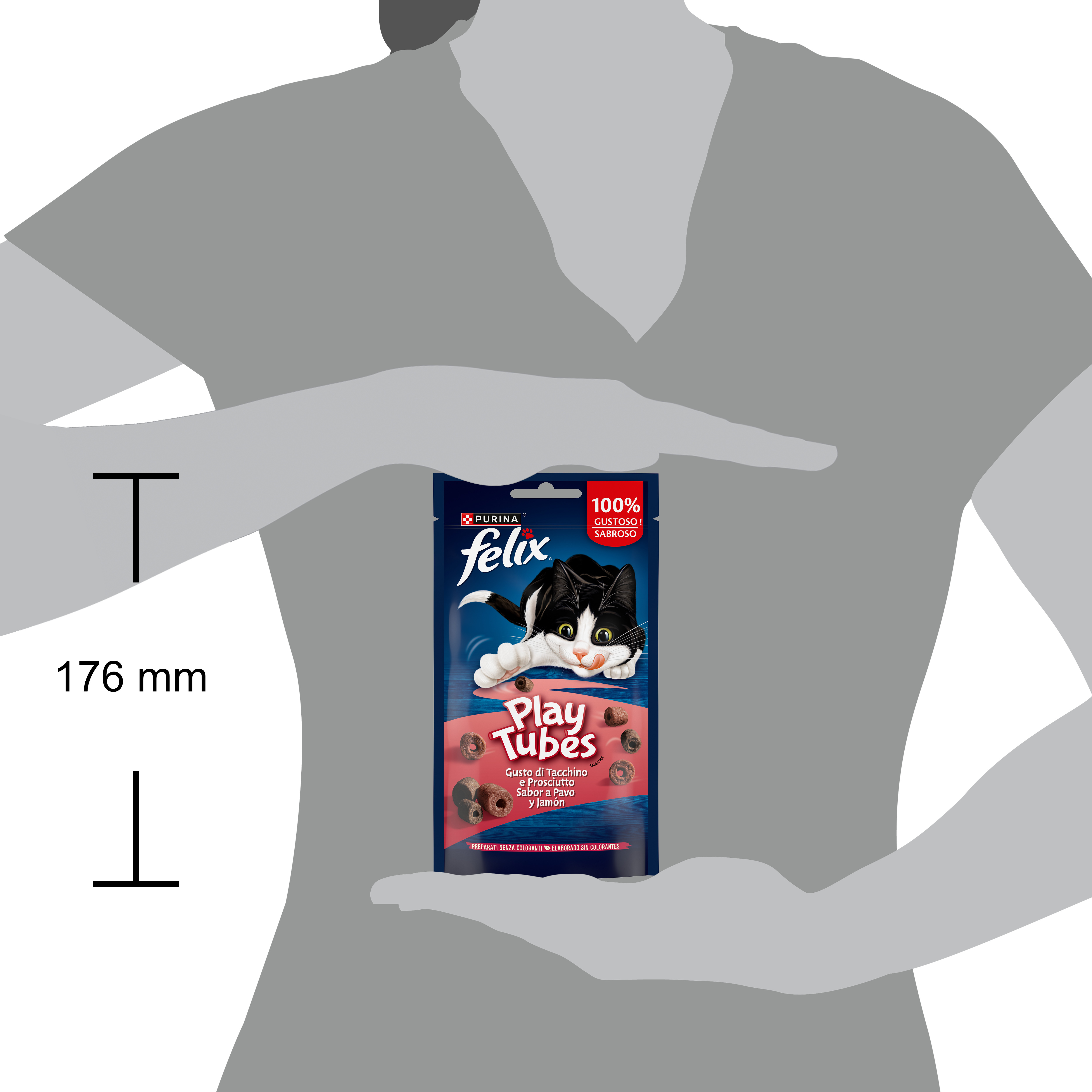 FELIX® PLAYTUBES - Tacchino e Prosciutto