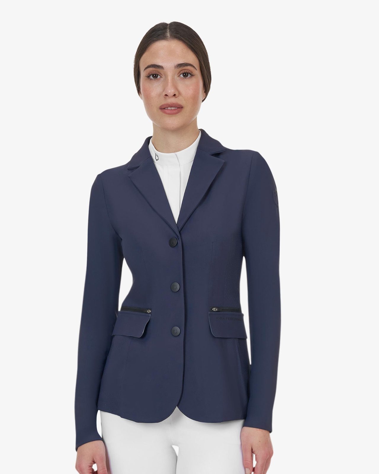 Giacca concorso donna Equestro Ridertechnology cuciture termosaldate