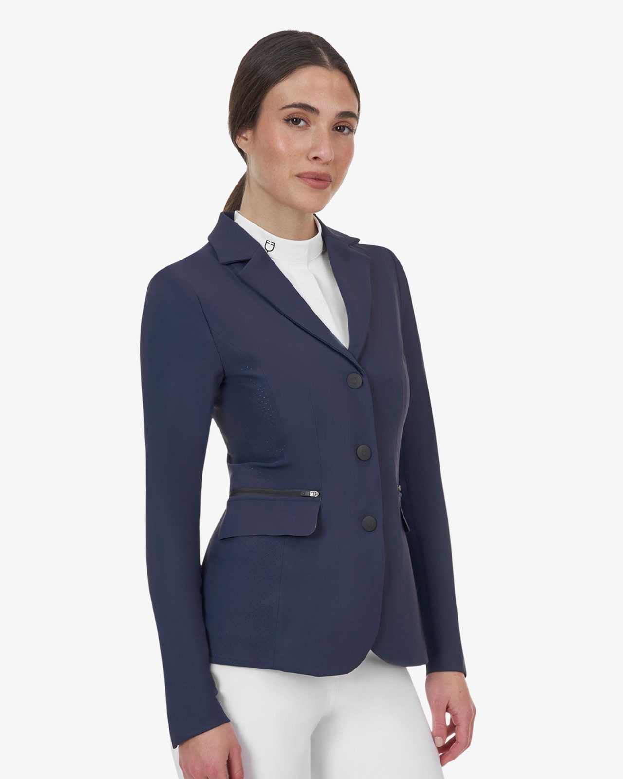 Giacca concorso donna Equestro Ridertechnology cuciture termosaldate