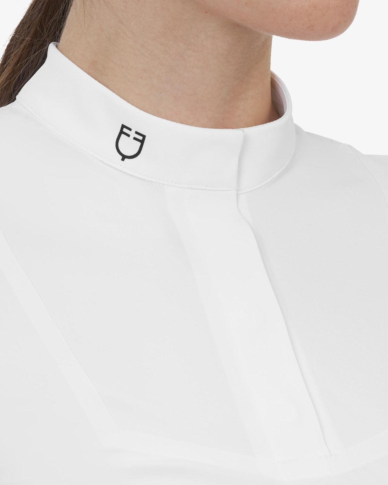 Polo concorso donna Equestro Ridertechnology manica corta