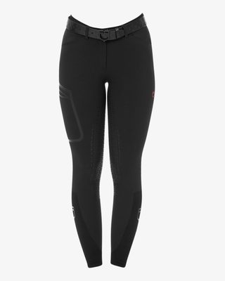 Pantalone slim fit donna Equestro Ridertechnology full grip