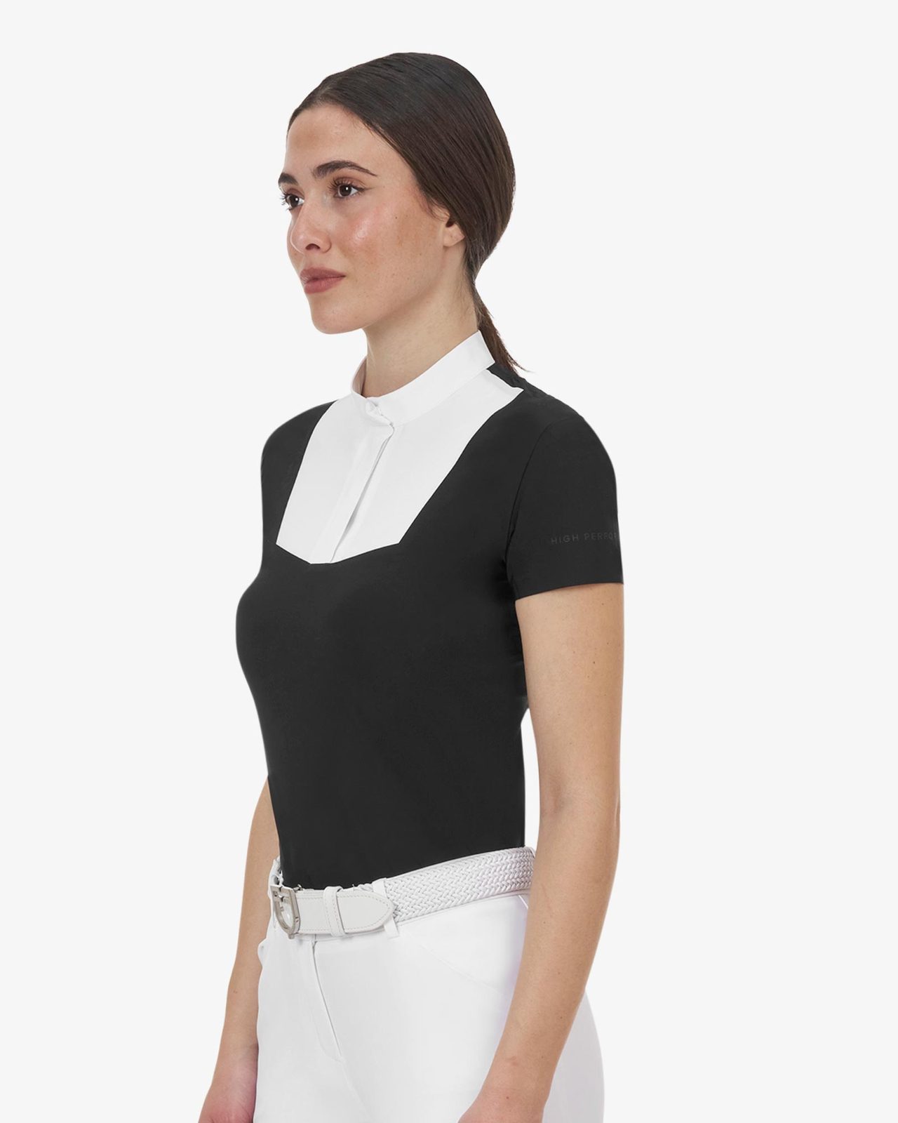 Polo concorso donna Equestro Ridertechnology manica corta