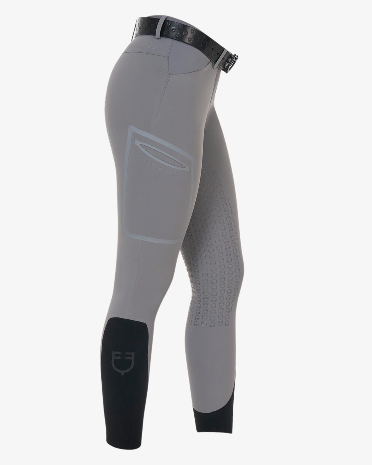 Pantalone slim fit donna Equestro Ridertechnology full grip