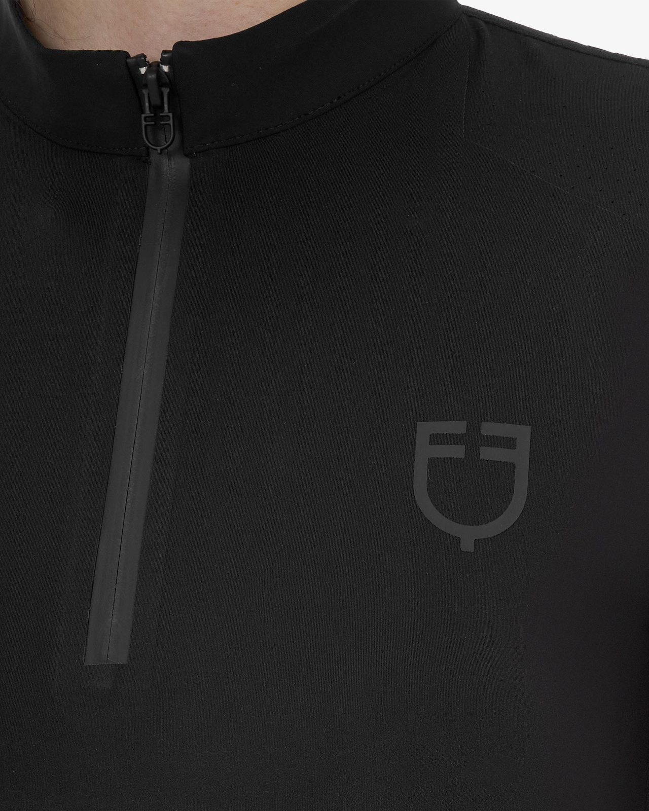 Polo training donna Equestro Ridertechnology manica lunga e zip