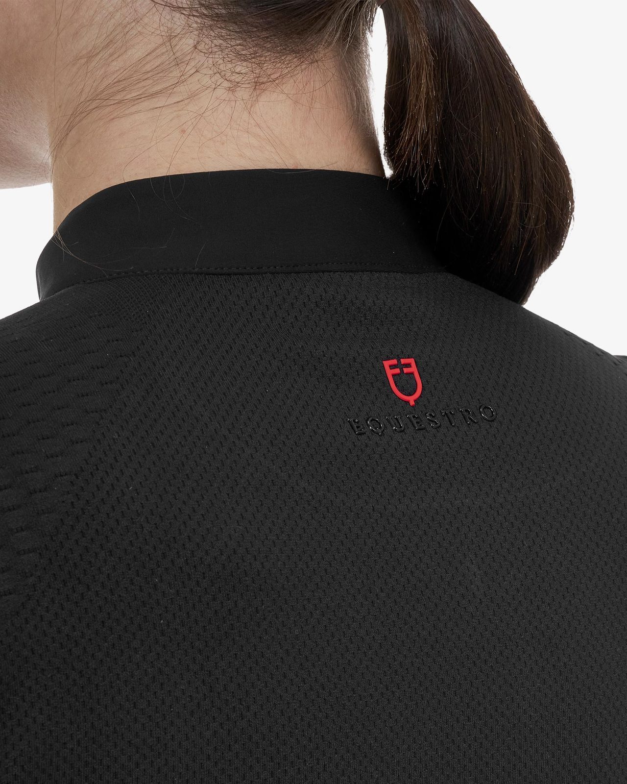 Polo training donna Equestro Ridertechnology manica lunga e zip