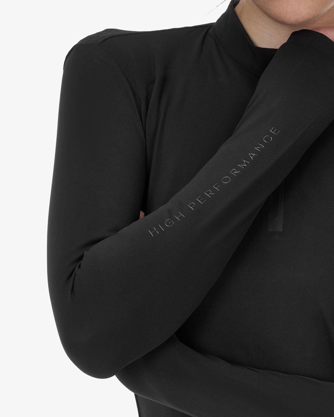 Polo training donna Equestro Ridertechnology manica lunga e zip