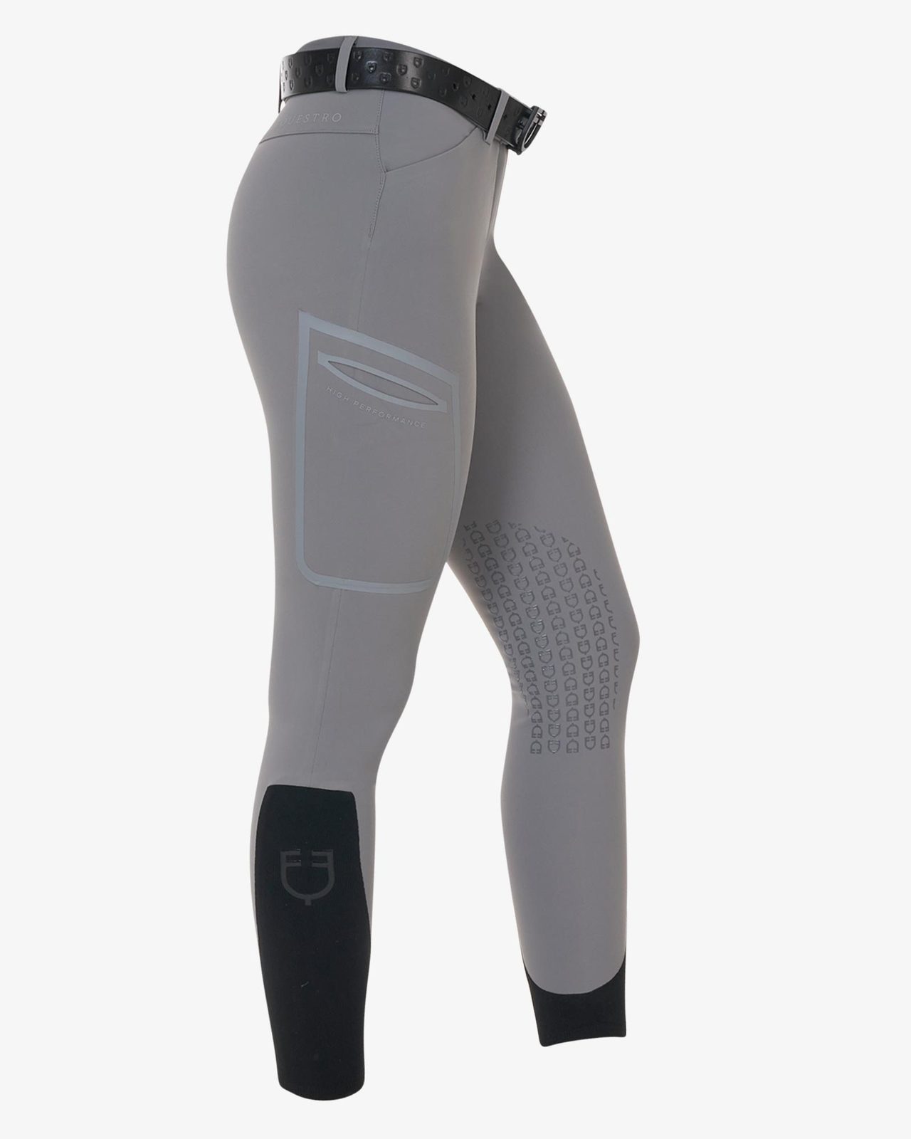Pantalone slim fit donna Equestro Ridertechnology cuciture termosaldate
