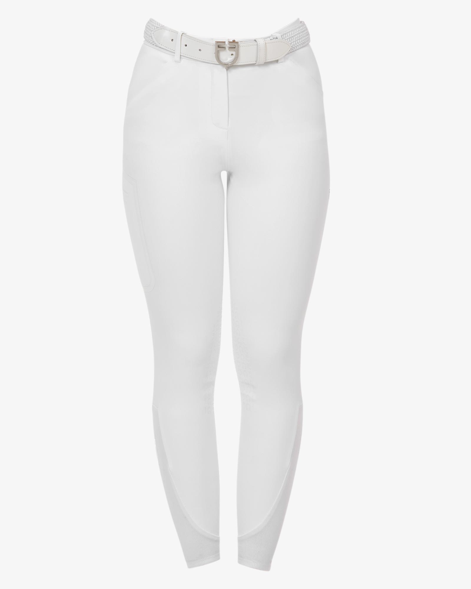 Pantalone slim fit donna Equestro Ridertechnology cuciture termosaldate