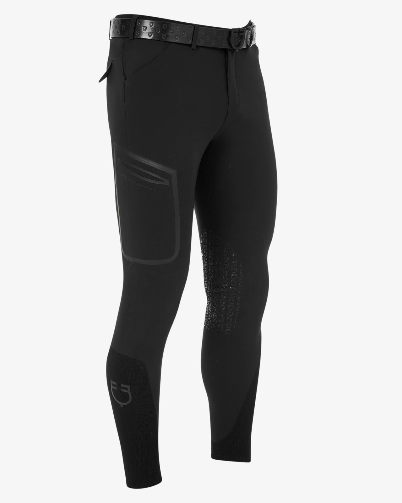 Pantalone slim fit uomo Equestro Ridertechnology cuciture termosaldate
