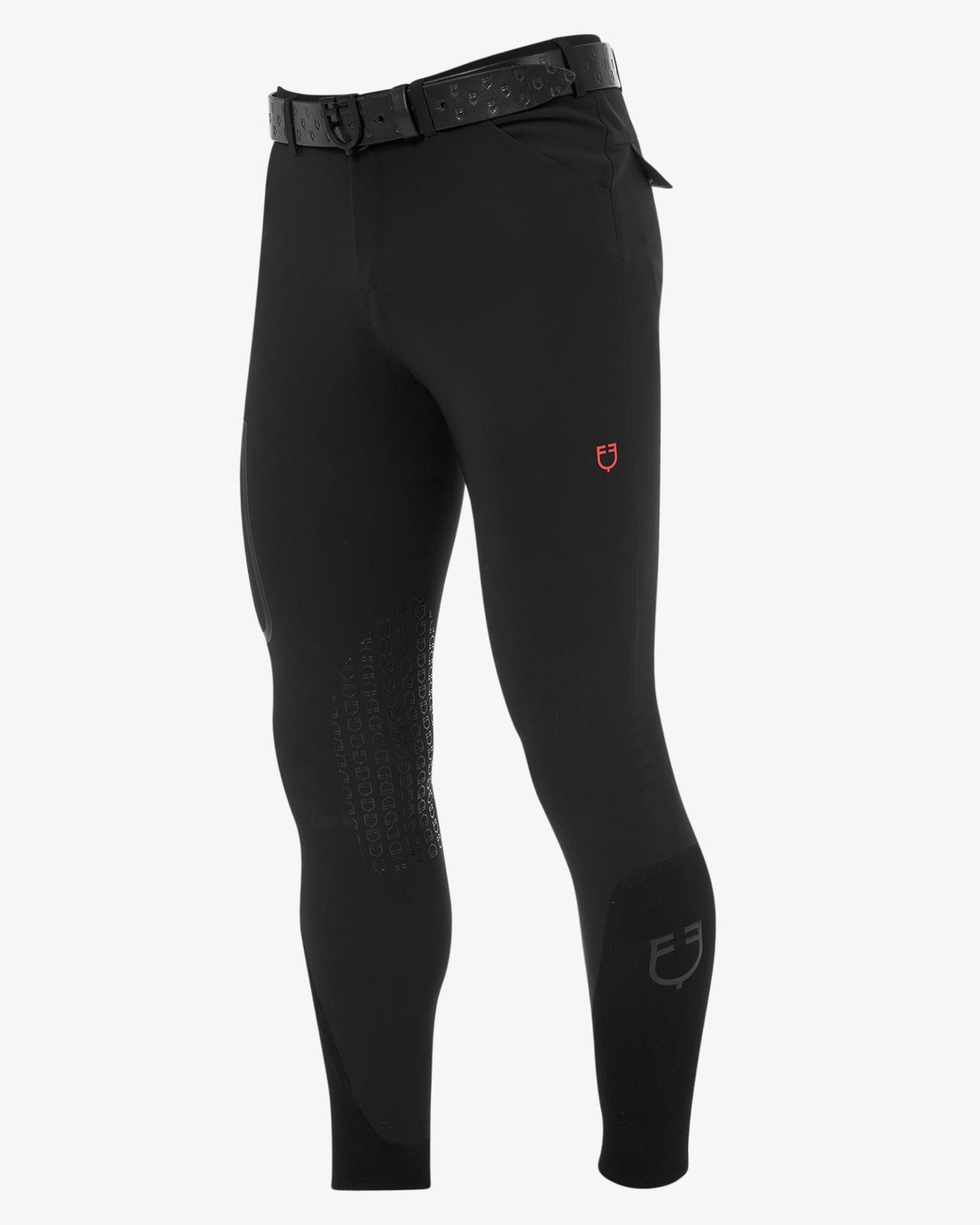 Pantalone slim fit uomo Equestro Ridertechnology cuciture termosaldate