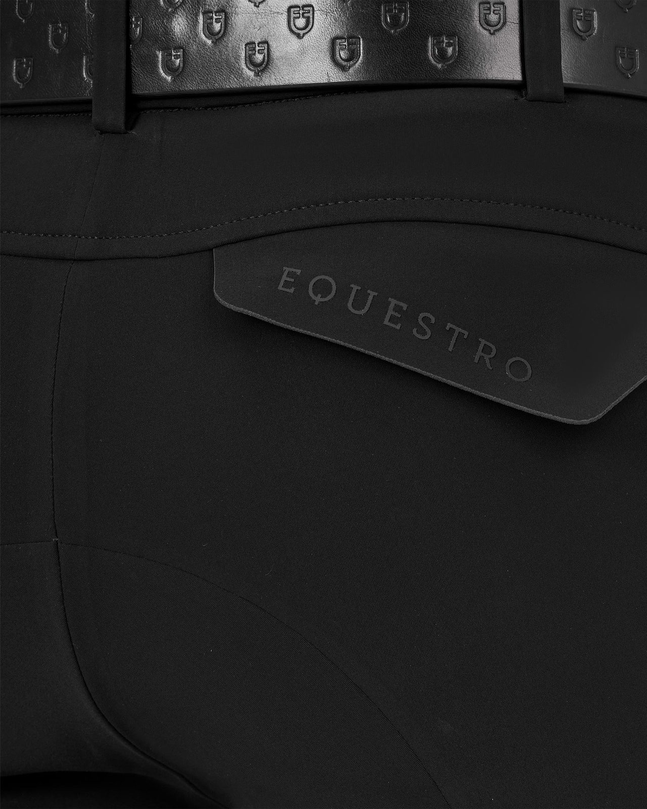 Pantalone slim fit uomo Equestro Ridertechnology cuciture termosaldate